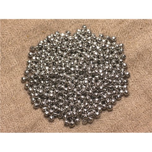 100pc - Perles Acier Boules 3mm   4558550018304 