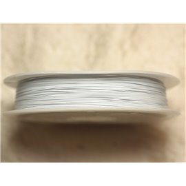 Reel 70 meters - Cabled Metal Wire 0.38mm White - 4558550018434 