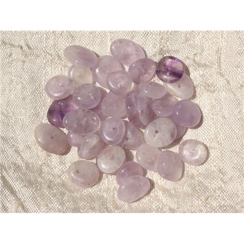 10pc - Perles de Pierre - Améthyste Chips Palets 8-14mm   4558550018595