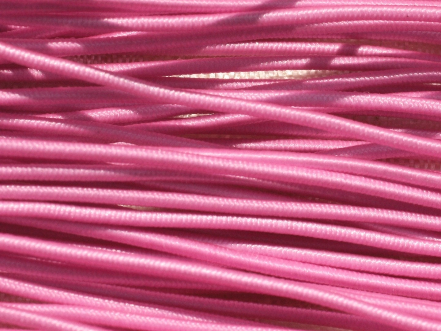 Echeveau 19m env - Fil Elastique Tissu 1mm Rose Bonbon   4558550019035 