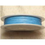 Bobine 70 mètres - Fil Métal Câblé 0.38mm Bleu Ciel Turquoise Azur - 4558550027931 