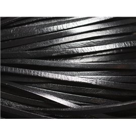 4 metri - Cinturino in vera pelle nera 3mm 4558550019578 