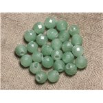 2pc - Perles de Pierre Perçage 2.5mm - Aventurine Facettée 8mm   4558550019592