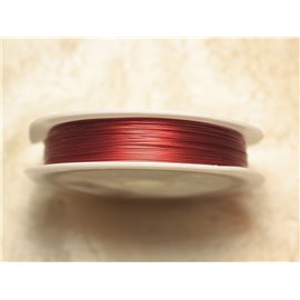 Spule 70 Meter - Draht Draht Draht 0,38mm Leuchtend rot - 4558550020413 