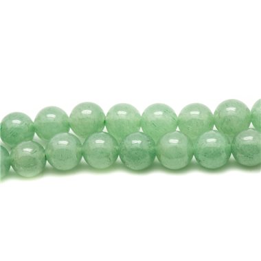 5pc - Perles de Pierre - Aventurine Verte Boules 10mm   4558550020536