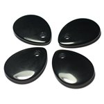 Pendentif Pierre - Obsidienne Noire Goutte 40x30mm 4558550020567 Pendentif Pierre - Obsidienne Noire Goutte 40x30mm 4558550020567