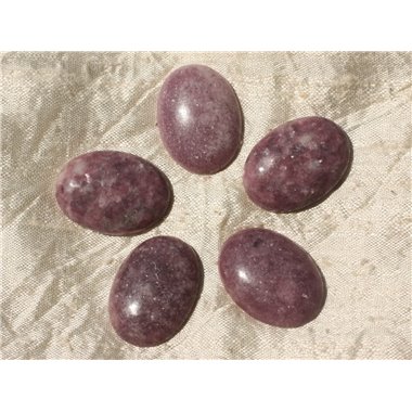 1pc - Cabochon de Pierre - Lépidolite Ovale 30x22mm   4558550020918