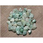 50pc - Grosses Perles Rocailles Chips de Pierre Amazonite 5-15mm   4558550021083