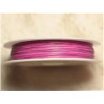 Bobine 70 mètres - Fil Métal Câblé 0.38mm Rose bonbon fluo - 4558550027849 