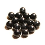 4pc - Perles de Pierre - Jade Boules 14mm Noir 4558550004468 