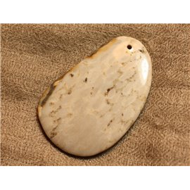 Colgante de piedra semipreciosa Fossil Coral 55mm n ° 1 4558550021762 