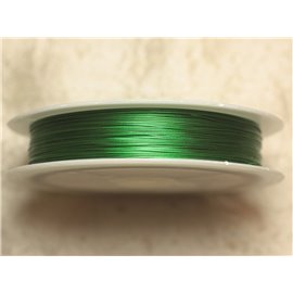 Spule ca. 100 Meter - Drahtdraht aus Metall 0,38 mm Imperial Green Empire - 4558550021533