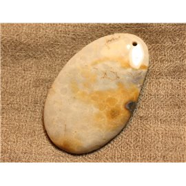 Fossil Coral semi precious stone pendant 55mm n ° 6 4558550021458 