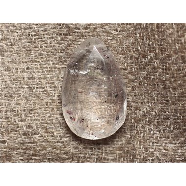 Perle de Pierre n°20 - Lépidochrosite Goutte Facettée 16x10mm   4558550021304 
