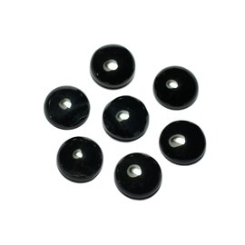 1Stk - Cabochon Halbedelstein - Rundes Falkenauge 15mm 4558550022530 