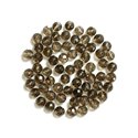 10pc - Perles de Pierre - Quartz Fumé Boules Facettées 6mm - 4558550023506 