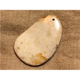 Semi precious stone pendant Fossil Coral 55mm n ° 15 4558550022684 