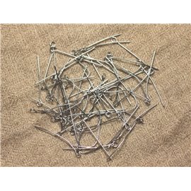 50pc - Eye Studs Surgical Steel 30mm 4558550023087