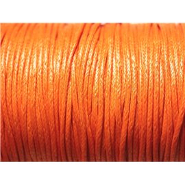 5 Mètres - Cordon de Coton Ciré 1.5mm Orange   4558550023148 