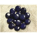 2pc - Perles de Pierre - Lapis Lazuli Palets 14mm   4558550023186