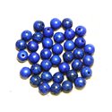 20pc - Perles Turquoise Synthèse Boules 8mm Bleu nuit -  4558550023377