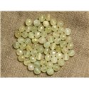 10pc - Perles de Pierre - Jade Facettée 6mm   4558550023582