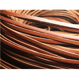 1 meter - Genuine Brown Leather Strap 5 x 2 mm 4558550023711 