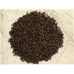 1000pc environ - Appret Perles à écraser intercalaire Métal Cuivre Boules 2mm - 7427039736572