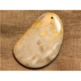 Semi-precious stone pendant Fossil Coral 55mm n ° 19 4558550022585 