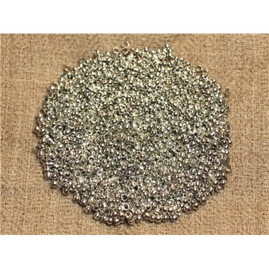 1000pc env - Perles à écraser Métal Argenté qualité 2mm - 4558550024886 