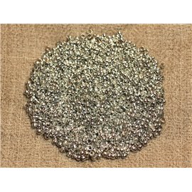 1000pc env - Perlen zum Zerkleinern Silber Metall Qualität 2mm - 4558550024886 