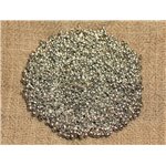 1000pc env - Perles à écraser Métal Argenté qualité 2mm - 4558550024886 