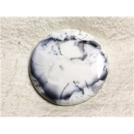 Piedra Cabujón - Ágata Dendrítica Redonda 52mm N1 - 4558550025036 