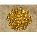 10pc - Perles de Pierre - Quartz Jaune Boules 8mm   4558550025258