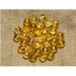 10pc - Perles de Pierre - Quartz Jaune Boules 8mm   4558550025258
