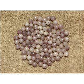 20pc - Cuentas de piedra - Jaspe malva 4 mm 4558550025357