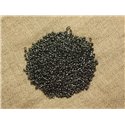 Sachet 1000pc environ - Perles à écraser Métal Noir Qualité 2x1.2mm   4558550025449