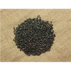Bag 1000pc approximately - Crimp beads Black Metal Quality 2x1.2mm 4558550025449