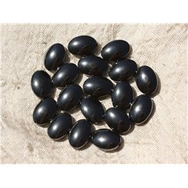 4pc - Perline di pietra - Ematite ovale 14x10mm 4558550017871