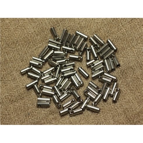 10pc - Embouts pour Cordons Acier Chirurgical 7x1.8mm   4558550026019