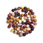 20pc - Perles de Pierre - Jaspe Mokaïte Boules 4mm 4558550026170 20pc - Perles de Pierre - Jaspe Mokaïte Boules 4mm 4558550026170