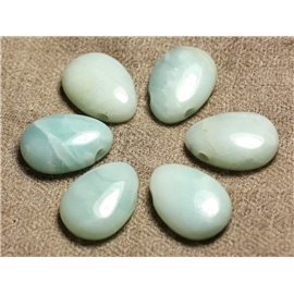 1pc - Pendentif Pierre - Amazonite Goutte 25mm - 4558550026415