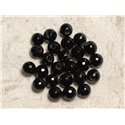 5pc - Perles de Pierre Perçage 2.5mm - Onyx Facetté 8mm  4558550026590