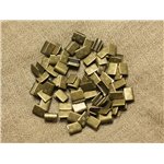 20pc - Embouts sans attache métal Bronze sans nickel 7x5.5mm   4558550026606