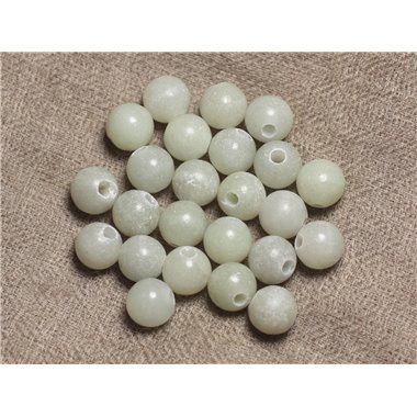 5pc - Perles de Pierre Perçage 2.5mm - Jade 10mm  4558550026699