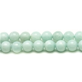5pc - Stone Beads - Amazonite 8mm Balls 4558550026835