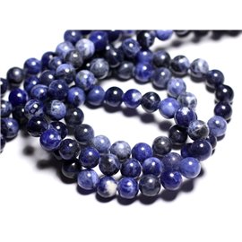 10pz - Perline di pietra - Sfere di sodalite 6mm 4558550026934 