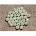 5pc - Perles de Pierre Perçage 2.5mm - Jade 8mm  4558550027030