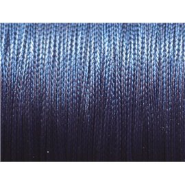 10 meter - 0,8 mm gewaxt katoenen koord nacht marineblauw 4558550027399