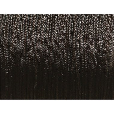 10 mètres Fil Cordon Tissu Nylon Tressé Noir 0.8mm - 4558550027528 